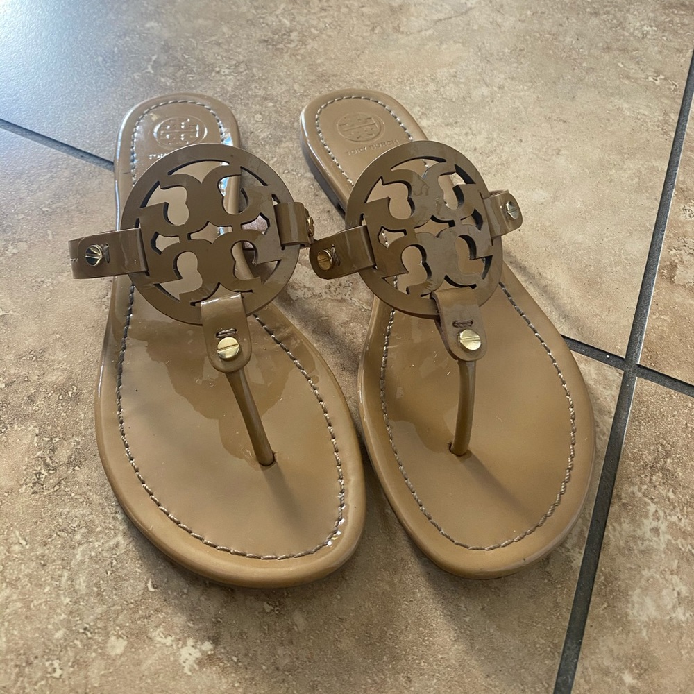 Tory Burch sandals.